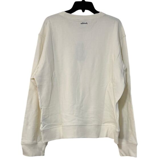 ALLBIRDS The R&R Crew Neck Sweatshirt Natural White Size 3XL New - Picture 2 of 3